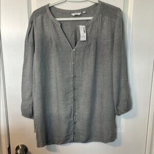 Heather Gray Women's Top